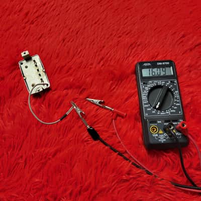 1990's - 2000's Unknown Brand & Model Chrome Covered Humbucker - 16.09K ohm - AlNiCo Magnet image 7