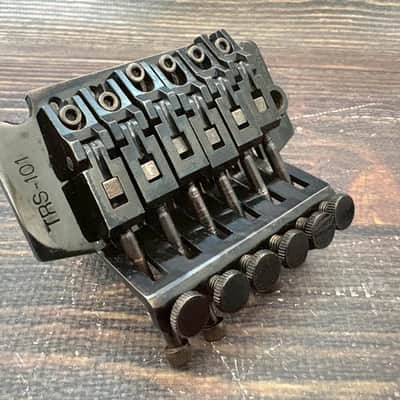 Takeuchi TRS-101 Tremolo Bridge Black Floyd Rose Made in Japan image 2
