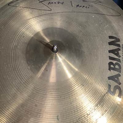 Frankie Banali's Sabian 20" AA Medium Ride Cymbal (#7) Autographed!! image 3