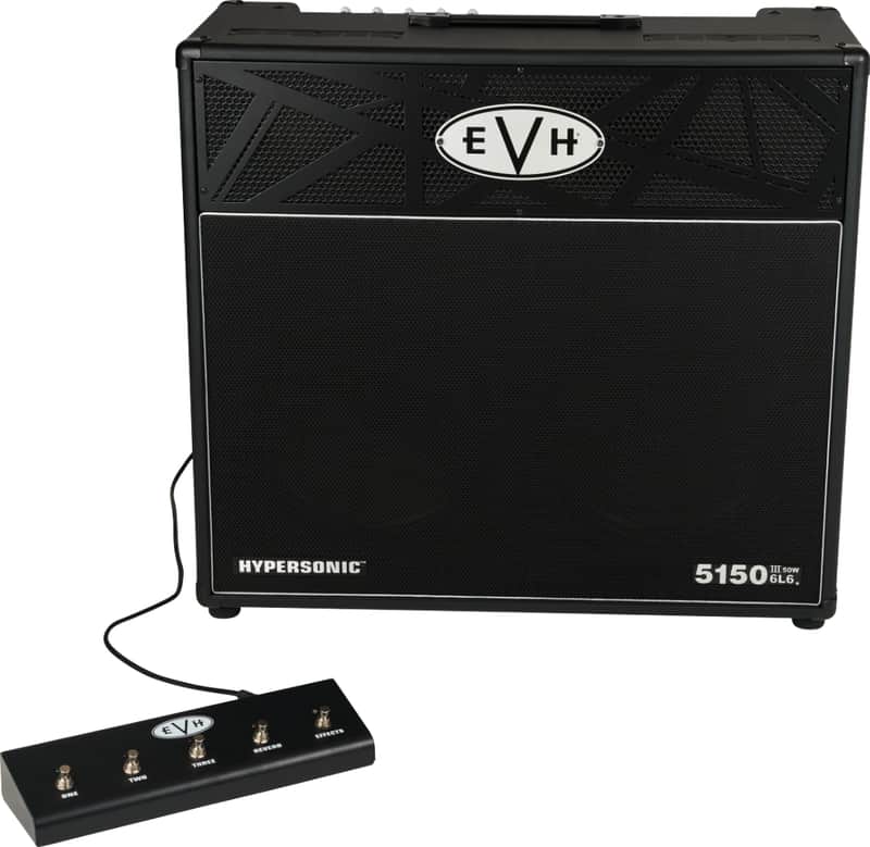 EVH 5150III Hypersonic 6L6 2x12, Black Model # 2256210010 Combo Guitar Amplifier image 1