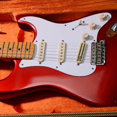 Fender Vintage Hot Rod '57 Stratocaster 2007 - 2013 - Candy Apple Red image 7