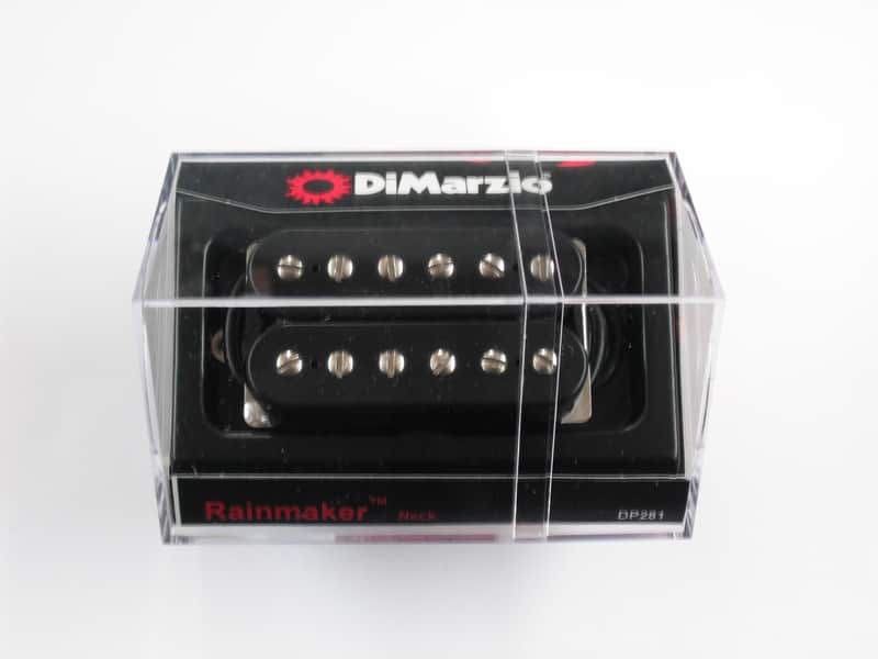 DiMarzio Regular Spaced Rainmaker Neck Humbucker Black W/Chrome Poles DP 281 image 1