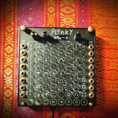 Plinky (rev2) Polyphonic Granular Touch Synth w/ aluminium enclosure [custom amber LEDs] image 1