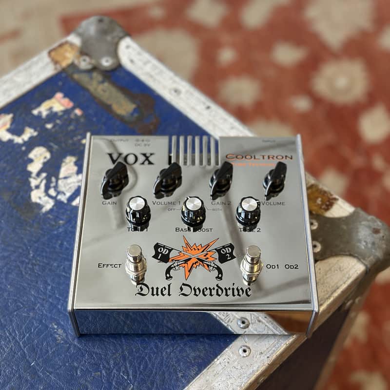 2000s Vox Cooltron Duel Overdrive Silver