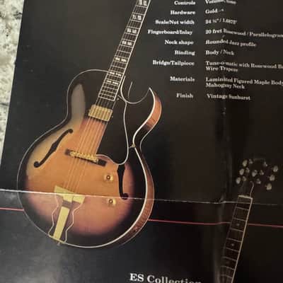Gibson B.B. King Poster 1993 ES-135 Lucille Herb Ellis 335 165 Howard Roberts fusion II image 2