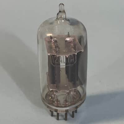 1960s RCA 12AU7 ECC82 x2 Matched Pair Vintage Long Plate Side Getter Tubes! T145 image 7