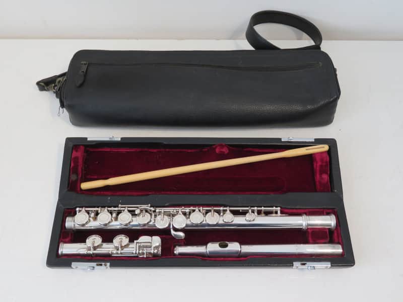 Trevor James Master Series II Solid Silver Professional Flute with Cases image 1