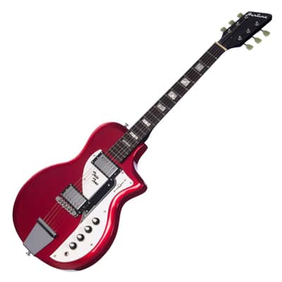 Airline Guitars Twin Tone Metallic Red image 5