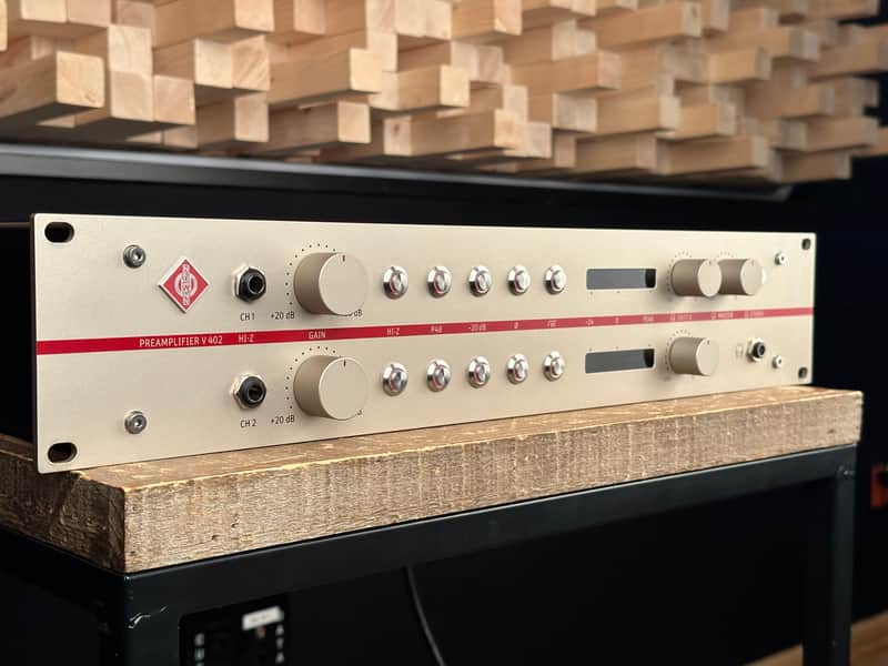 Neumann V 402 Dual Channel Microphone Preamp. MINT V402 image 1