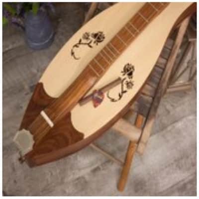 Roosebeck DMGS4R | Grace Mountain Dulcimer 4-String Vaulted Fretboard Spruce, Rose. New with Full Warranty! image 4