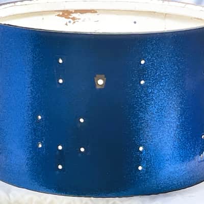 Ludwig 14" X 22" 64/65 Blue Sparkle Bass Drum Shell Sm. Keystone #500849 - LBSBDS-701-22 image 1