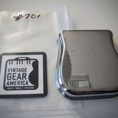 Fender Telecaster Bridge Cover Pre CBS Authentic Vintage Part Circa 1959-1964 Chrome image 4