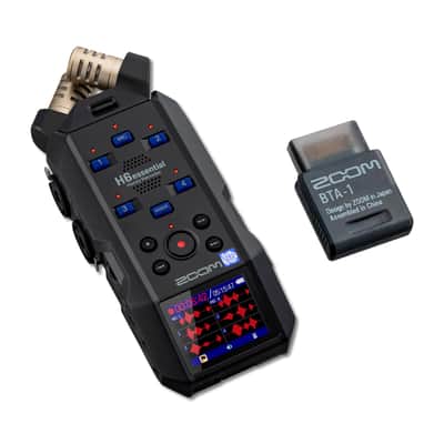 Zoom H6essential 6-Track 32-Bit Float Portable Audio Recorder with Zoom BTA-1 Bluetooth Adapter image 1