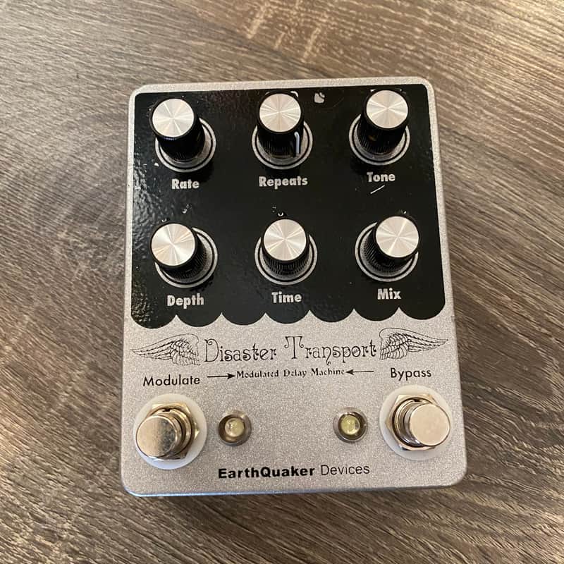EarthQuaker Devices Disaster Transport Modulated Delay Machine 2007 - 2015 - Silver / Black Print image 1