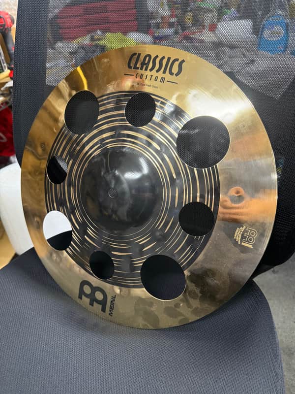 Meinl 16" Classics Custom Dual Trash crash Cymbal 2021 - Present - Dark / Traditional image 1