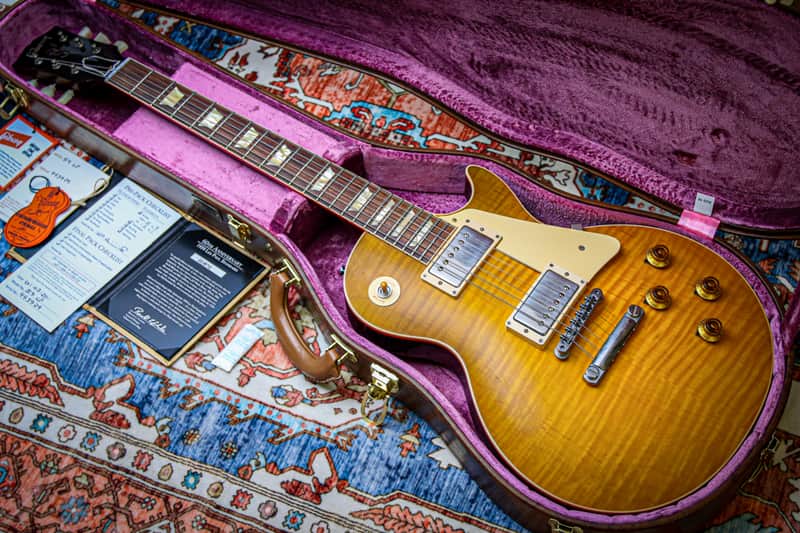 GIBSON USA Custom Shop 60th Anniversary '59 Les Paul Standard Reissue "Green Lemon Fade VOS" (2019) image 1