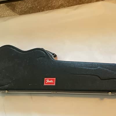 1990's Fender Red Label Molded Hardshell Stratocaster Telecaster Guitar Case No Key (Damaged Feet)