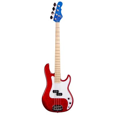 G&L LB-100 American Republic - Red/White/Blue Metal Flake finish - 9.8 pounds - LF2403144 image 6
