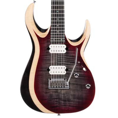 Cort X700 Duality II Electric Guitar in Lava Burst image 2