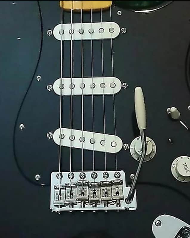 Original Gilmour FENDER BLACKSTRAT NOS 4¾ Short Tremolo ARM Design - Based On American'57 ARM 3/16 USA 4,67mm Screw-In 10/32 image 1