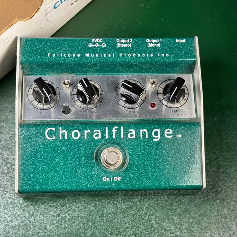 2000s Fulltone Choralflange Green/Silver