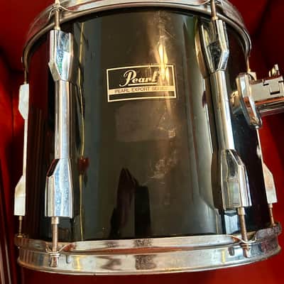 Pearl Export EX 12”x10” rack tom 1990s - Black image 1