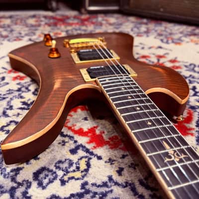 2010 B.C. Rich Mockingbird Archtop - Antique Violin Satin - Limited Run image 15