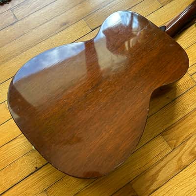 1957 Martin 00-17 Mahogany Acoustic Guitar w/ Chipboard Case image 14