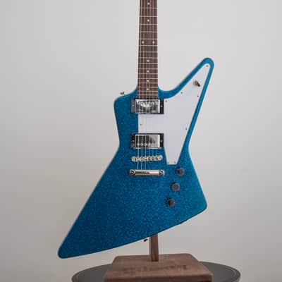 2024 Epiphone Glam Series Explorer - in Brunswick Blue Sparkle image 9