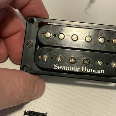 2007 Model USA Seymour Duncan TB-4 Trembucker Black Bridge Humbucker Guitar Pickup w/ Ring 17k image 5