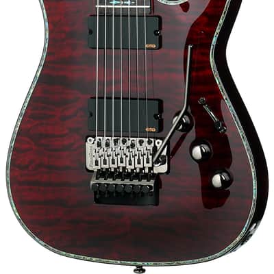 Schecter Hellraiser C-7 FR Black Cherry image 1