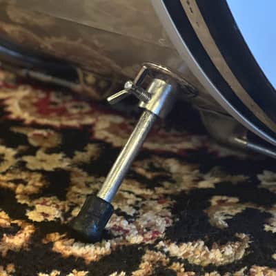 VINTAGE 1937-1938 WFL Zephyr Lug Drum Set in White Marine Pearl - 12x22, 8x12 14x16 image 9