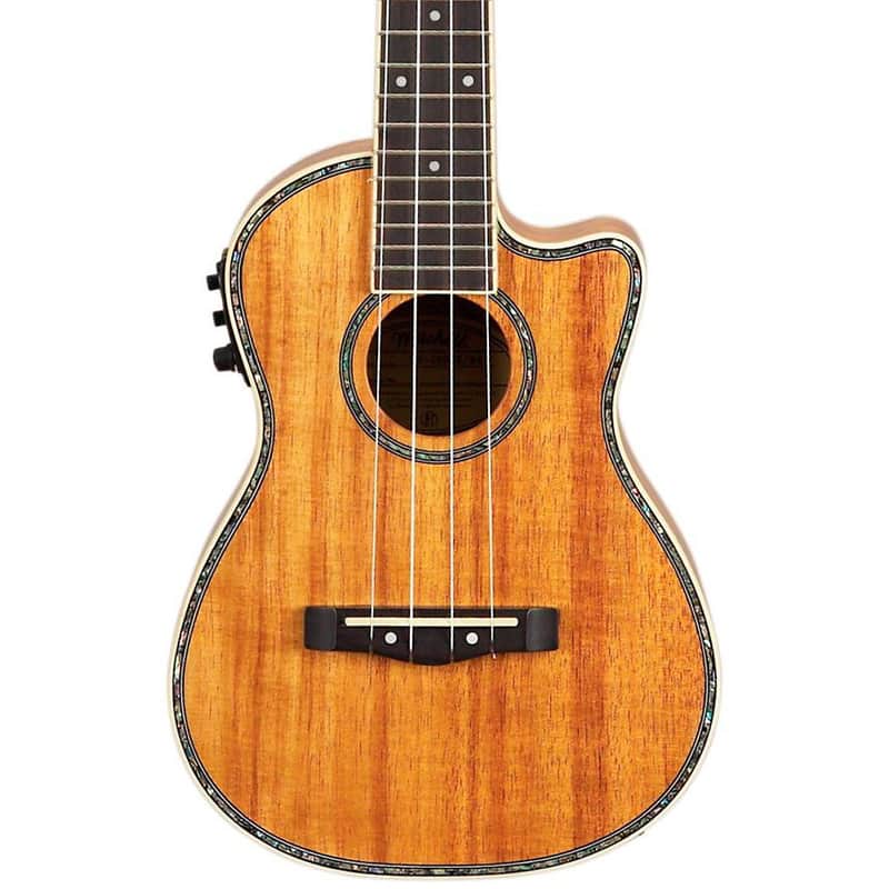 Mitchell MU100CE Acoustic-Electric Concert Ukulele Regular Natural Koa image 1