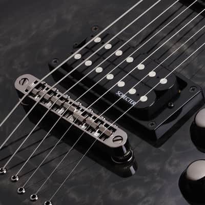 Schecter Omen Extreme-7 - See-Thru Black (STBLK) (2007) image 4