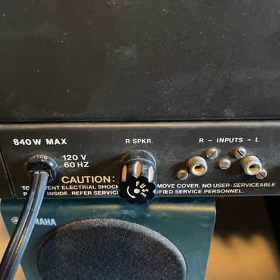 Hafler DH-220 mid 80's - Black finish on body and heat sinks on sides image 3