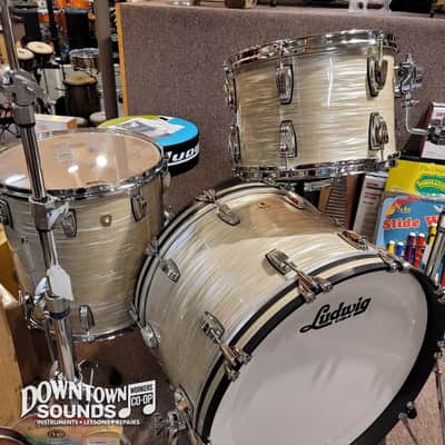 Ludwig Classic Maple Fab 3-Piece Shell Pack - Olive Oyster, 22", 16", 13" image 8