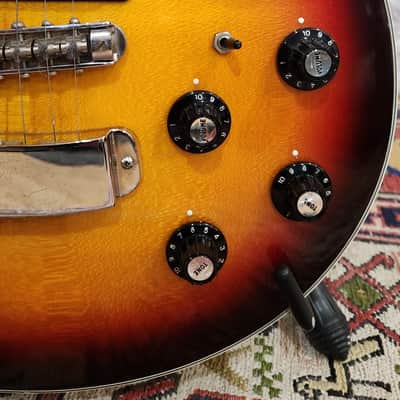 COLLECTORS! 1983 Custom Hagstrom Super Swede Tobacco/Cherry Burst 1983 Sweden image 18