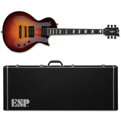 ESP E-II Eclipse Full Thickness Tobacco Sunburst FT TSB Electric Guitar + Hard Case Made in Japan - Brand New image 1