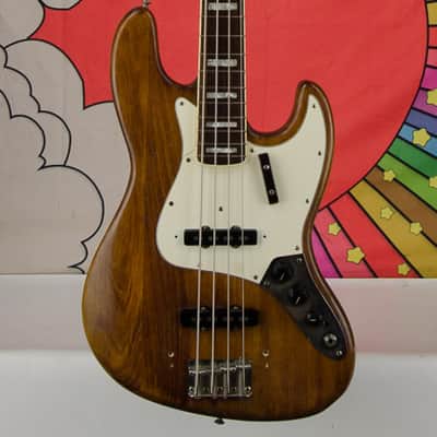 Vintage 1973 Fender Jazz Bass Guitar, Replacement Neck, Gig Bag image 2
