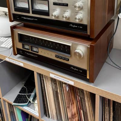 Accuphase Solid Walnut Custom Cabinet, C-200, P-300, T-100 (Pre-Order) image 2