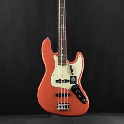 Mint Fender Vintera II '60s Jazz Bass Fiesta Red Rosewood Fingerboard image 2