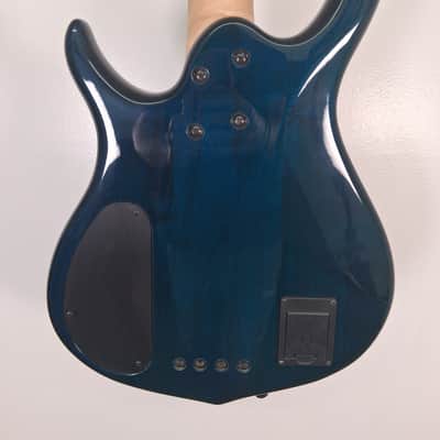 Sire 2nd Generation Marcus Miller M7 TBLB Alder 4-String with Ebony Fretboard 2019 - Transparent Blue Burst image 6