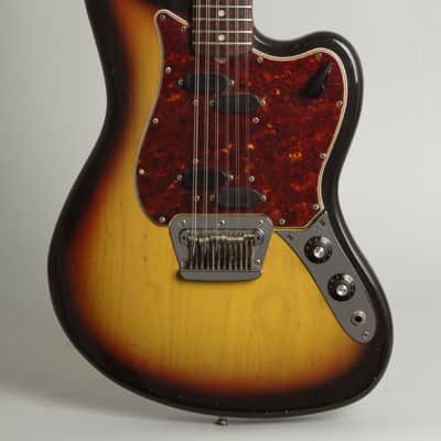Fender  Electric XII 12 String Solid Body Electric Guitar (1965), ser. #114971, black gig bag case. image 3