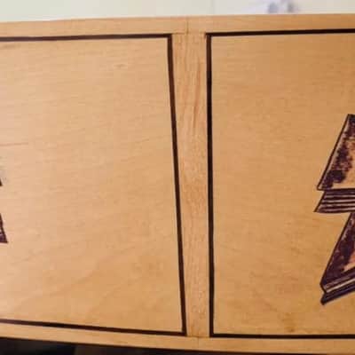 Blueberry Handmade Dreadnought Guitar Bookstore Motif image 6