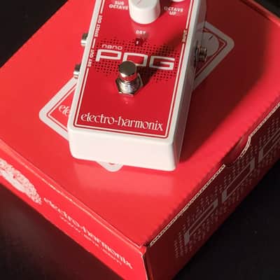 Electro-Harmonix Nano POG Polyphonic Octave Generator Red / White image 1
