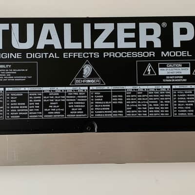 Behringer Virtualizer Pro DSP2024P 24-Bit Multi-Engine Effects Processor 2000s - Black / Silver image 3