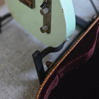 Bill Nash Surf Green 2015 T-63 Relic'd Telecaster and OHSC image 3