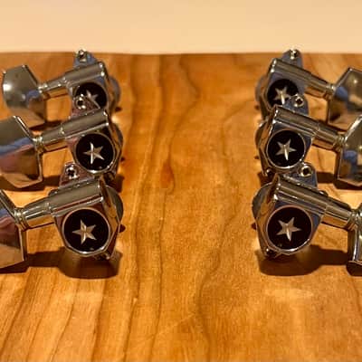 Gotoh - Vintage Ibanez - 3x3 Star Tuners - 1970’s - Chrome image 1