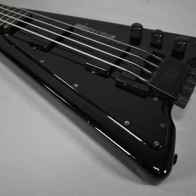1986-87 Steinberger XP-2 Bass Guitar | Black Finish W/Original Gig Bag image 8