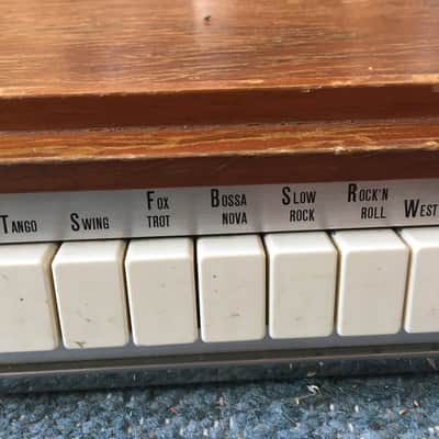 RHYTHM ACE FR-2L RARE VINTAGE 1960 - WOOD image 3